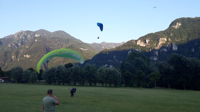 die Luft brennt am Idrosee